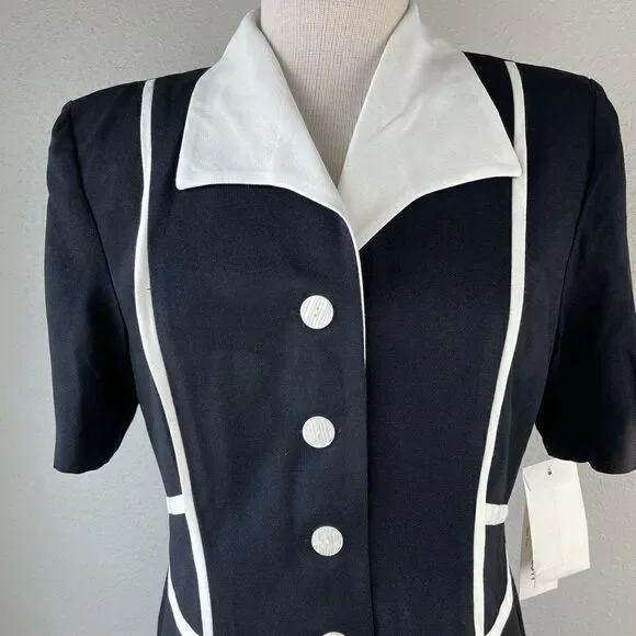 NWT Julian Taylor New York Dress Jacket Size 10 - Picture 2 of 9